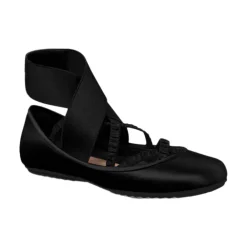 Dior Ballerina Sko*Ballet Flat Elastikrem Sort