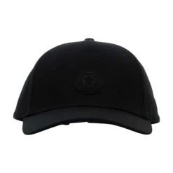 Moncler Huer & Kasketter*Baseball Cap i Bomuld Sort