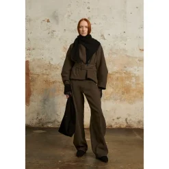 Cortana Tørklæder*Åben Strikket Bandana Sort