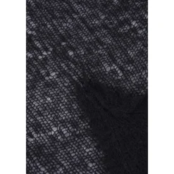 Cortana Tørklæder*Åben Strikket Bandana Sort