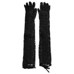 Dolce & Gabbana Handsker*Blonde Albuelængde Handsker Sort