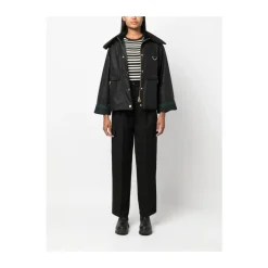 Barbour Jakker*Bomuld Broderet Logo Jakke Sort