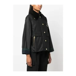 Barbour Jakker*Bomuld Broderet Logo Jakke Sort