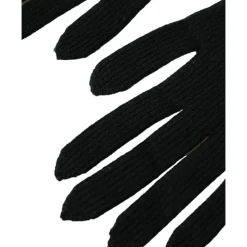 Dolce & Gabbana Handsker*Cashmere Strik Albuelængde Handsker Sort