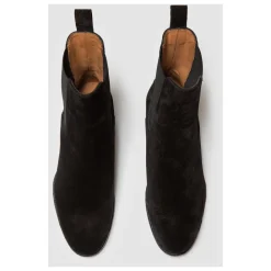Elia Maurizi Chelsea Boots*Chelsea Ankelstøvle Håndlavet Ruskind Sort