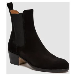 Elia Maurizi Chelsea Boots*Chelsea Ankelstøvle Håndlavet Ruskind Sort