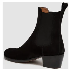 Elia Maurizi Chelsea Boots*Chelsea Ankelstøvle Håndlavet Ruskind Sort