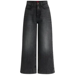 Hugo Jeans*Denim Wide Leg Jeans Sort