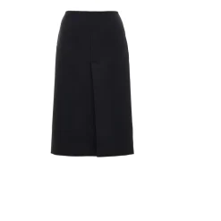 Gucci Nederdele*Gaucho Nederdel med Sideslidser Sort