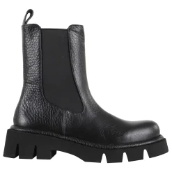 Paloma Barceló Chelsea Boots*Hammeret Læder Ankelstøvle Sort