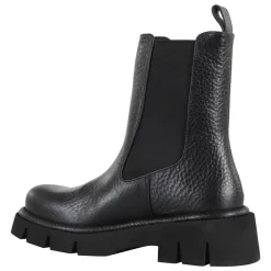 Paloma Barceló Chelsea Boots*Hammeret Læder Ankelstøvle Sort