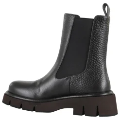 Paloma Barceló Chelsea Boots*Hammeret Læder Ankelstøvle Sort