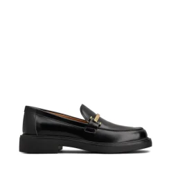 Tod's Loafers*Horsebit Loafers Kalveskind Læder Sort