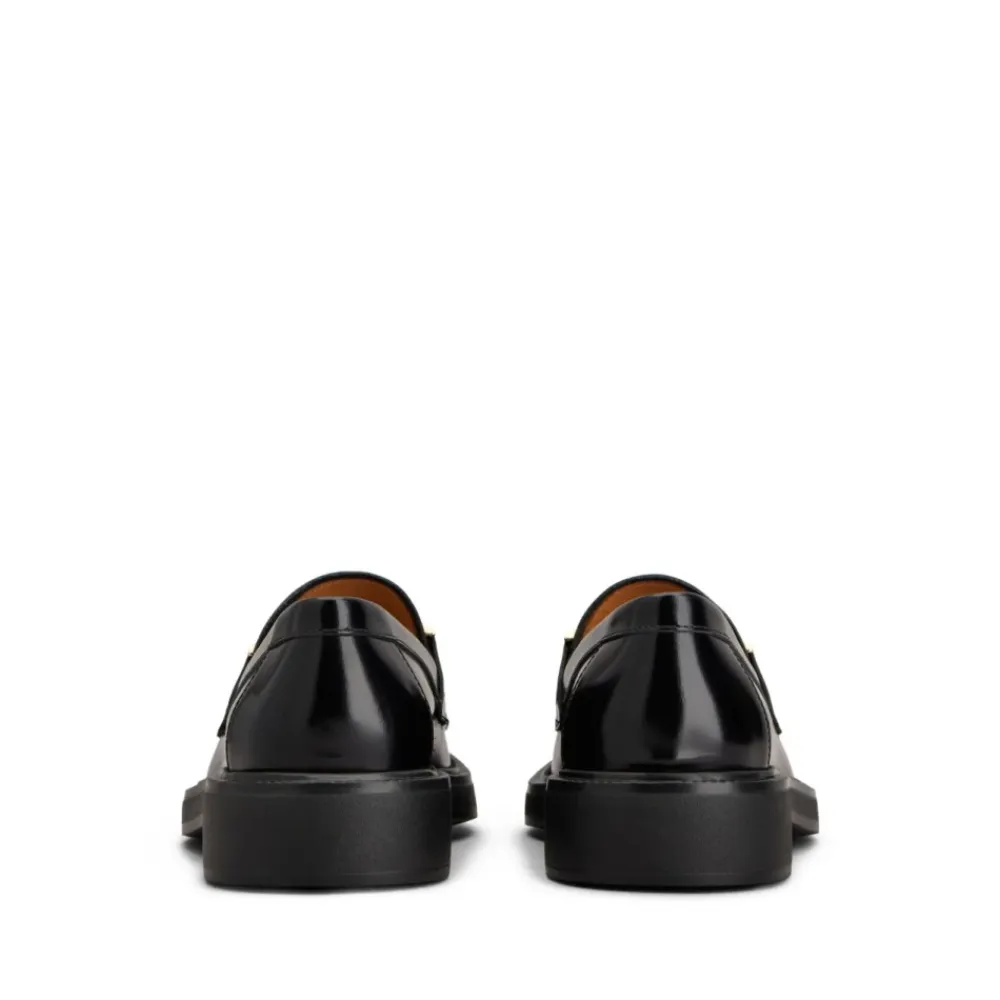Tod's Loafers*Horsebit Loafers Kalveskind Læder Sort