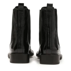 Kazar Chelsea Boots*krøllet-effekt tøfler.Dette produkt er stort i størrelsen. Sort