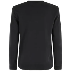 Maison Kitsuné Sweatshirts*Lady Fox Sweatshirt med Logo Sort