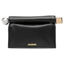 Jacquemus Clutch*Lam Crossbody Taske Sort