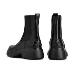 Tod's Chelsea Boots*Læder Ankelstøvler Stilfuld Sort