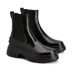 Tod's Chelsea Boots*Læder Ankelstøvler Stilfuld Sort