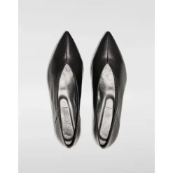 aeyde Ballerina Sko*læder balletflader Sort