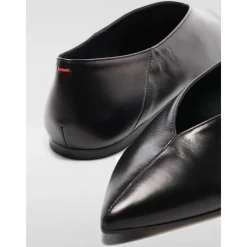 aeyde Ballerina Sko*læder balletflader Sort