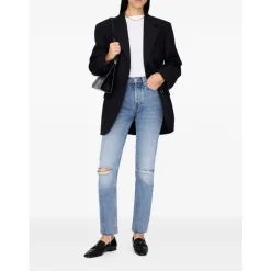 Anine Bing Loafers*læder Freya loafers Sort