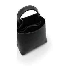 Tod's Håndtasker*Læder Logo Plaque Håndtaske Sort