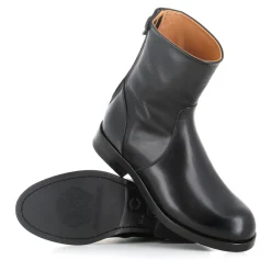 Alberto Fasciani Støvler*læder lynlåsstøvler Sort