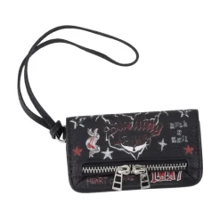 Zadig & Voltaire Punge & Kortholder*Læder Nøglering Pung På Kæde Sort