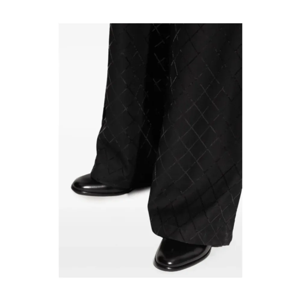 Dolce & Gabbana Snøresko*Læder Oxford Sko med Mandelformet Tå Sort