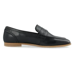 Cashott Loafers*Læder Penny Loafer til Kvinder Sort