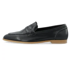 Cashott Loafers*Læder Penny Loafer til Kvinder Sort