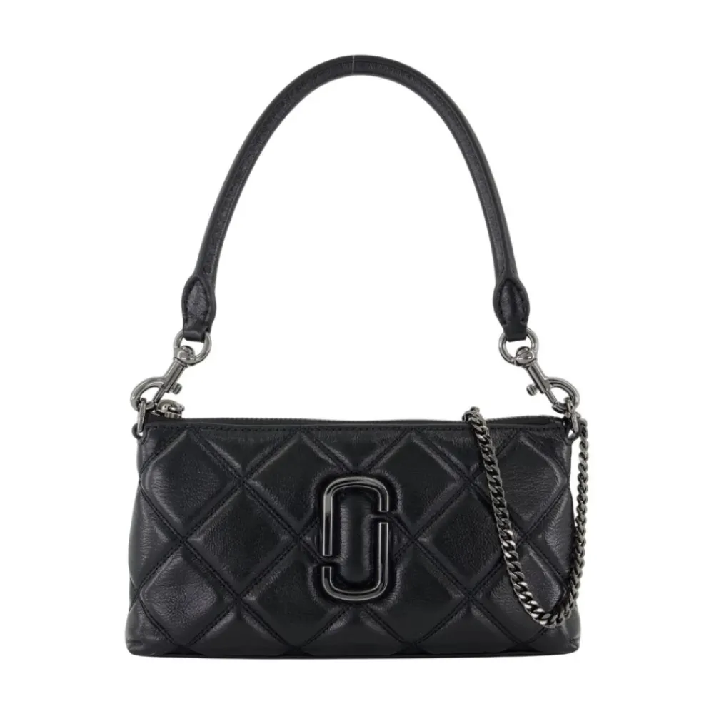 Marc Jacobs Skuldertasker*læder Pochette med top håndtag Sort