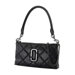 Marc Jacobs Skuldertasker*læder Pochette med top håndtag Sort