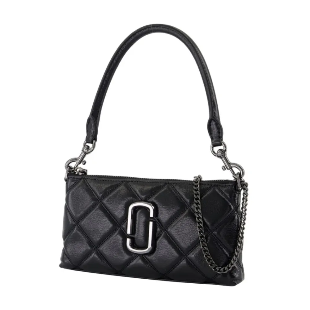 Marc Jacobs Skuldertasker*læder Pochette med top håndtag Sort