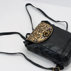 Campomaggi Rygsække*læder rygsæk LIRI Sort