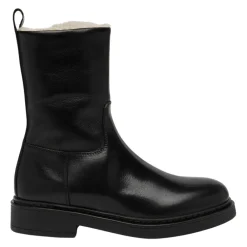 Elia Maurizi Støvler*læder shearling støvle Sort