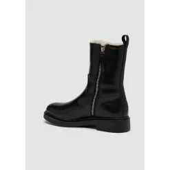 Elia Maurizi Støvler*læder shearling støvle Sort