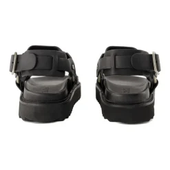 Acne Studios Sandaler*Læder Spænde Sandaler Sort