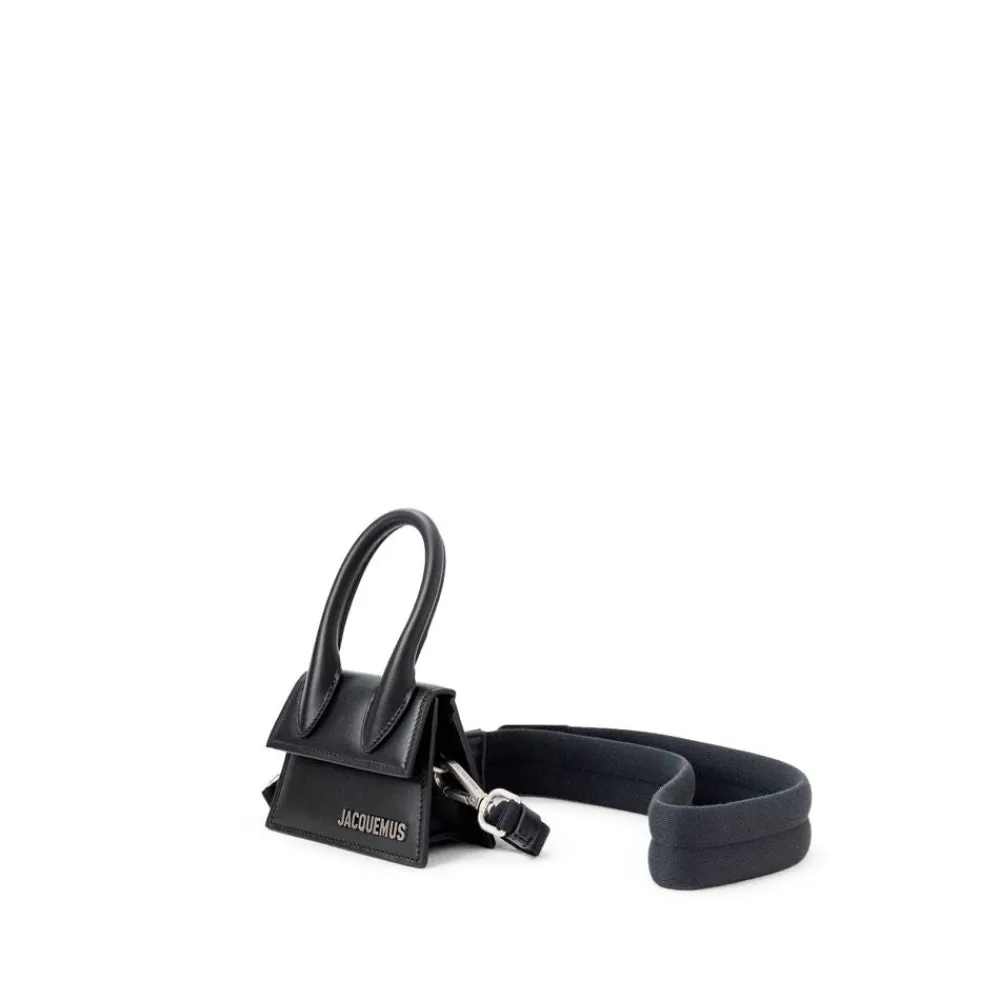 Jacquemus Bæltetasker*Læder Sweatshirt og Mini Taske Sort