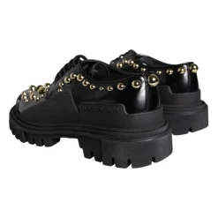 Dolce & Gabbana Snøresko*Læder Trekking Derby Sko Sort