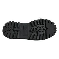 Dolce & Gabbana Snøresko*Læder Trekking Derby Sko Sort