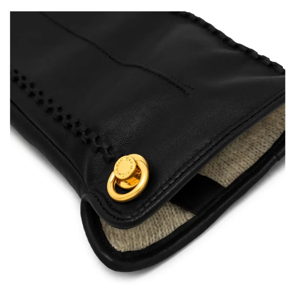 Gianni Chiarini Handsker*Læder Uldforede Handsker Sort
