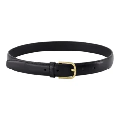 TotêMe Bælter*Læderbælte - Glat Oksehud Sort