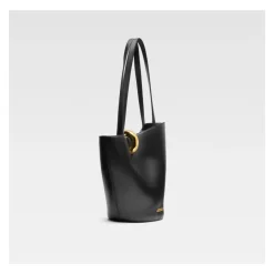 Jacquemus Indkøbstasker*Læderdukke Taske Medium Sort