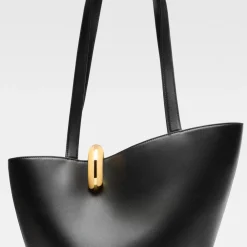 Jacquemus Indkøbstasker*Læderdukke Taske Medium Sort