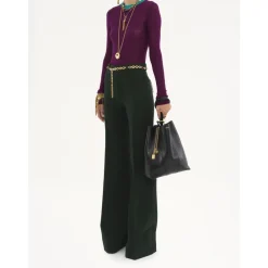 Chloé Indkøbstasker*læderhåndtaske med kædehanke Sort