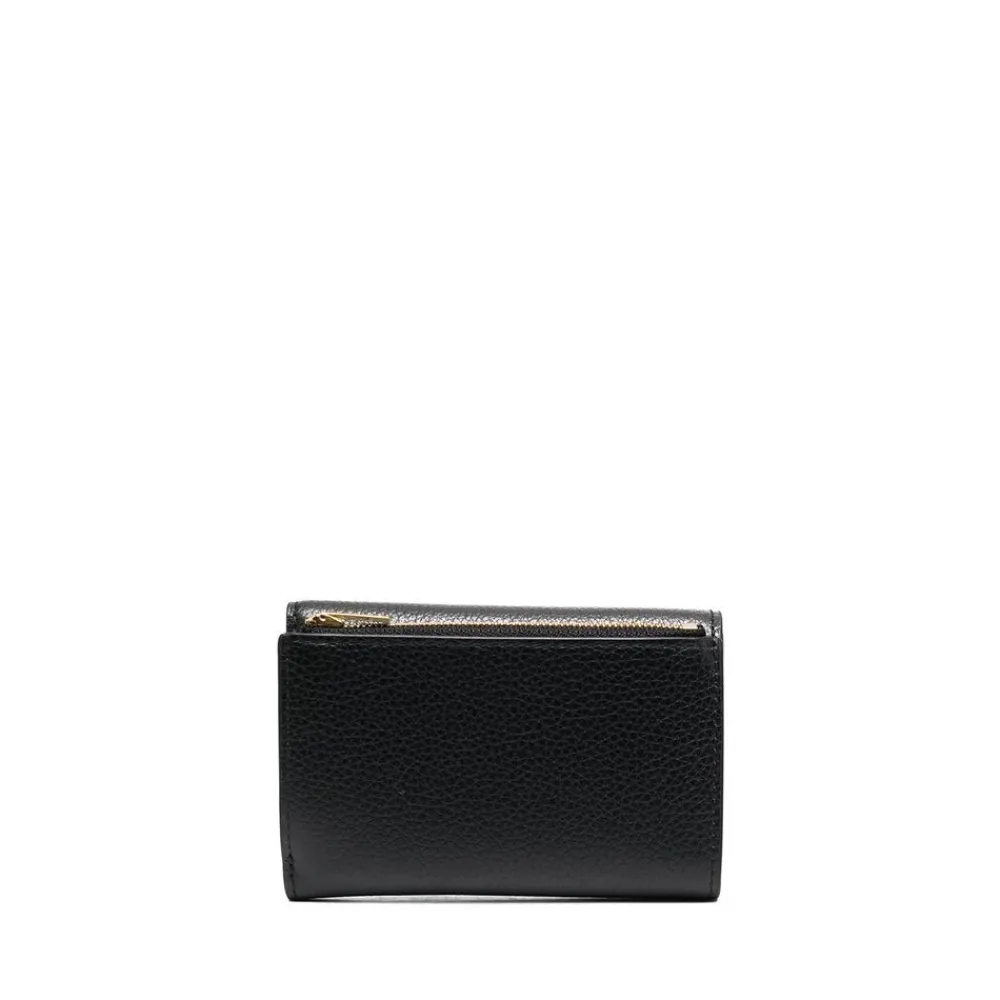 Mulberry Punge & Kortholder*læderkortholder med lynlåsrum Sort