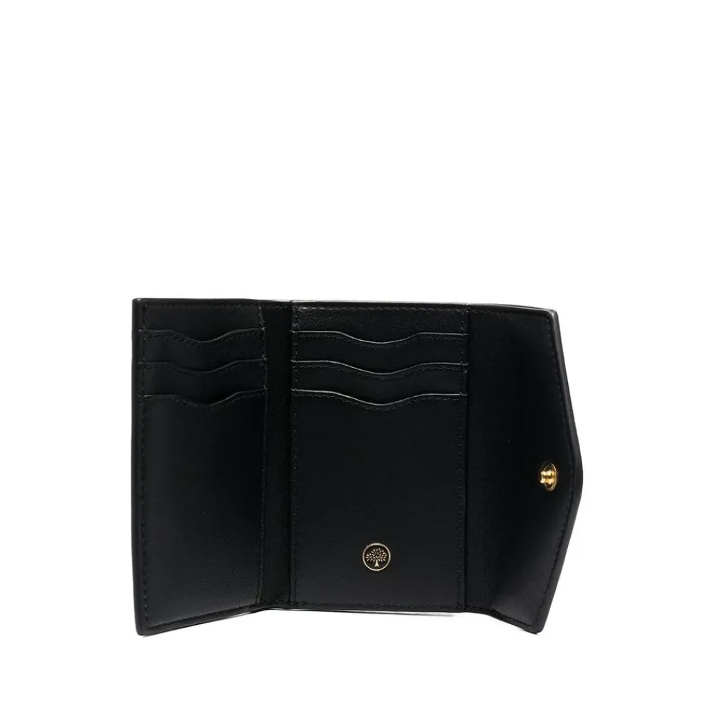 Mulberry Punge & Kortholder*læderkortholder med lynlåsrum Sort