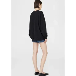 Anine Bing Sweatshirts*Letterman Sweatshirt Jakke Sort